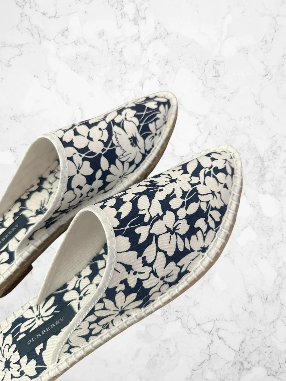 Burberry floral espadrille